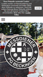 Mobile Screenshot of messdiener-beckingen.de